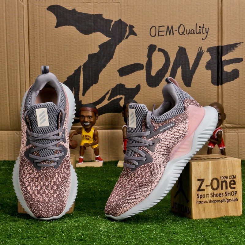 adidas alphabounce pink grey