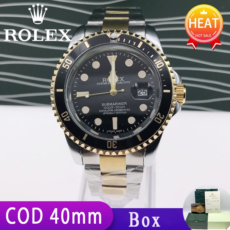 （Selling）ROLEXs Watch For Men Automatic Pawnable Original Silver ROLEXs Green Blue Black Water Ghost