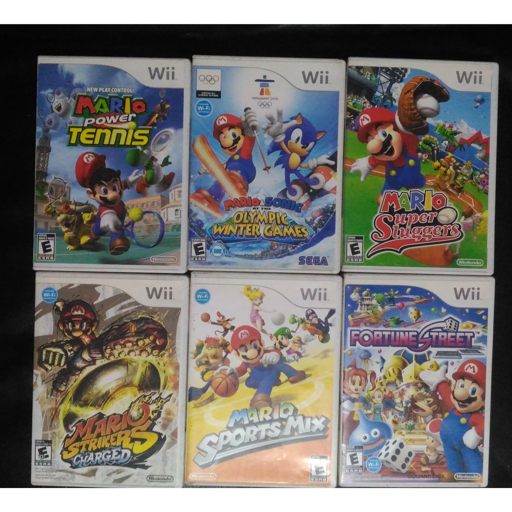 mario wii games for sale