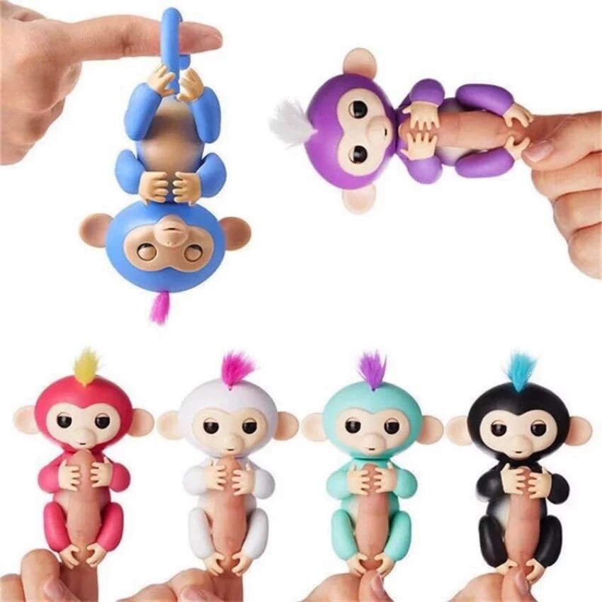 Fingerlings Interactive Baby Monkey Pet Toys Finger Motion Hanger Kids Gifts 
