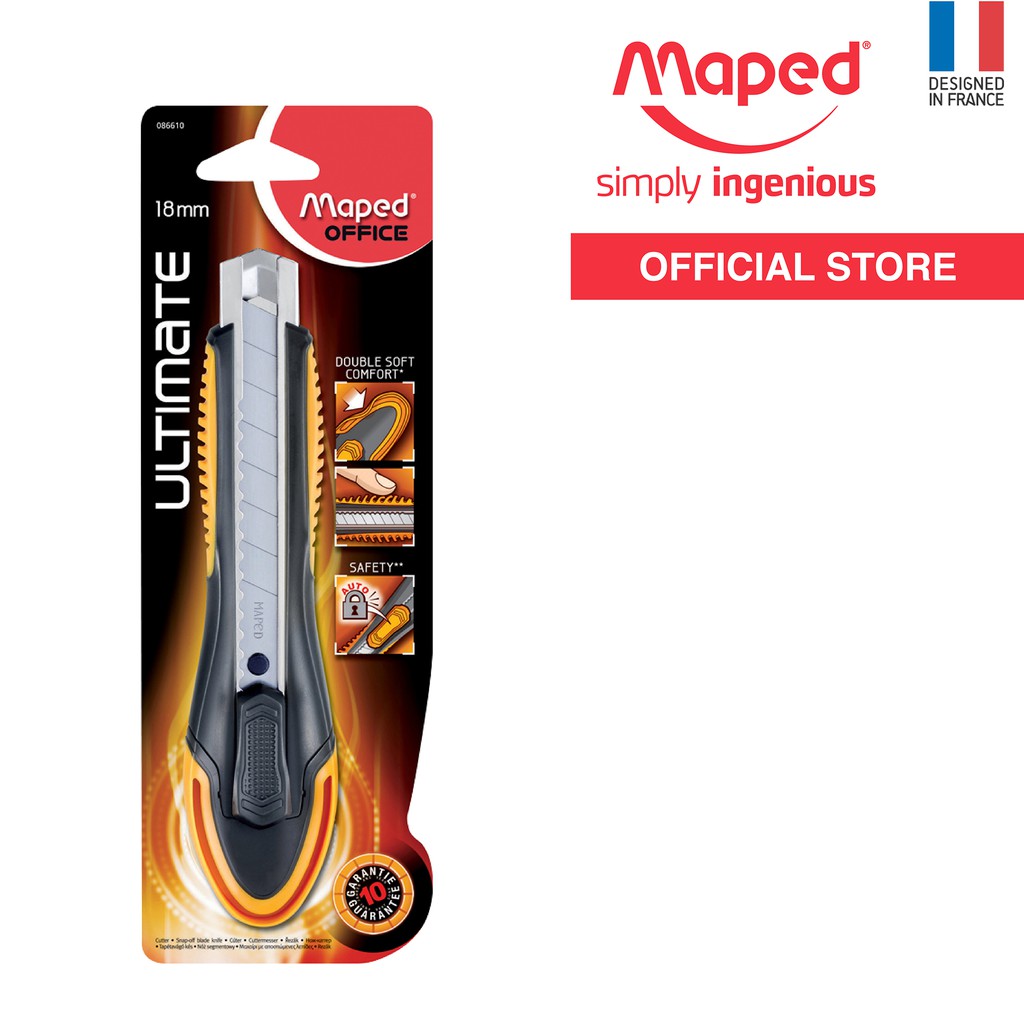 Maped Ultimate Cutter 086610 (18mm) | Shopee Philippines