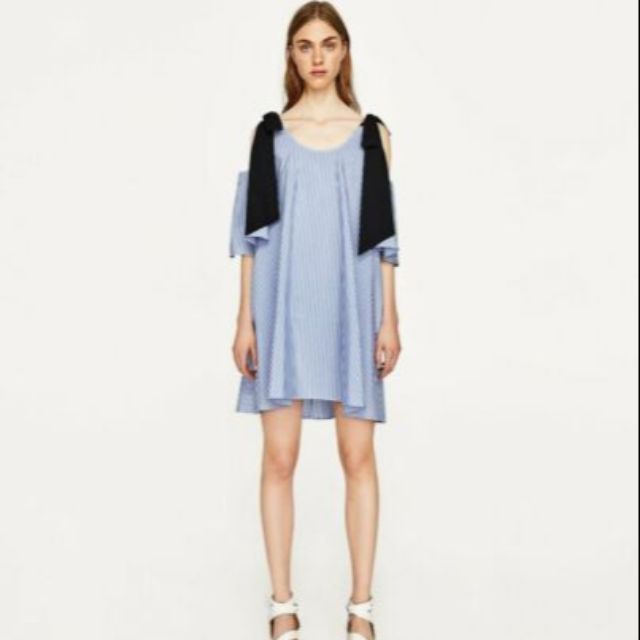 zara bow dress