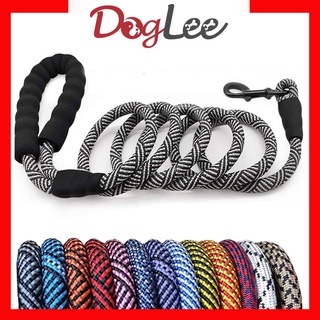 Strong Dog Leash Rope for big dogs Comfortable Padded Handle  Reflective Threads Climbing Rope