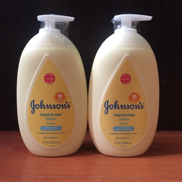 johnson's top to toe lotion