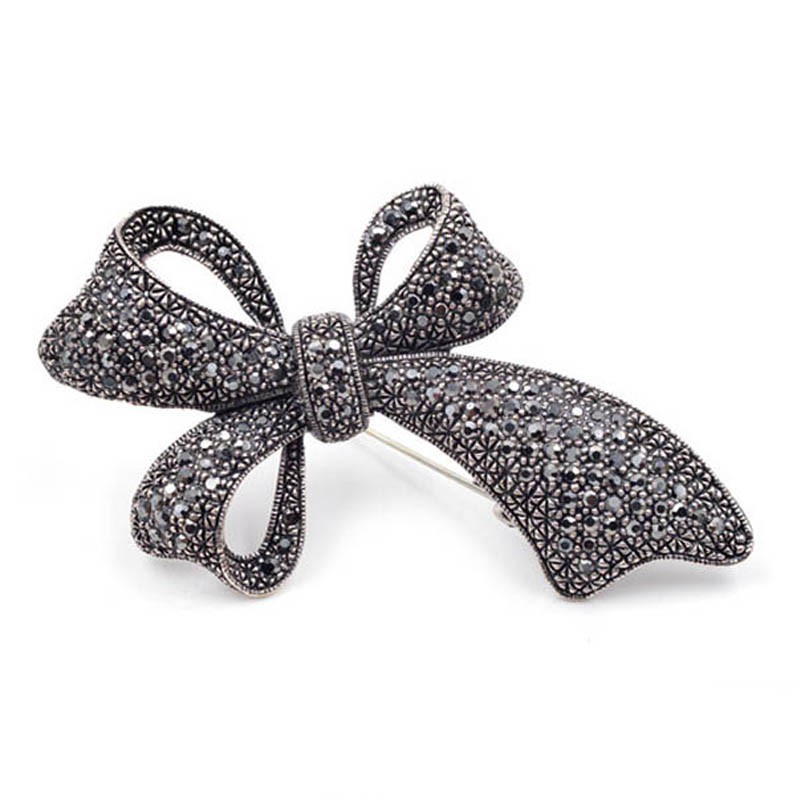 black brooch