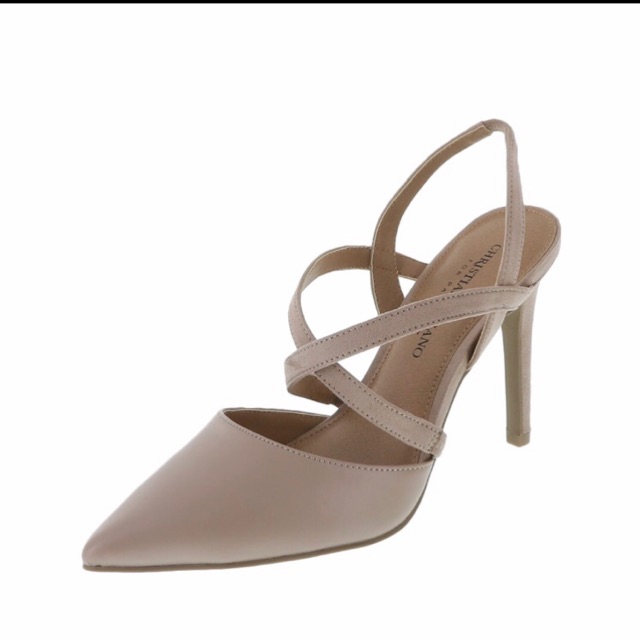 beige heels payless