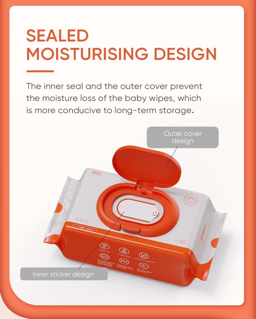 Yoboo Unscented Baby Wipes AQUA PURE (300 SHEETS DOUBLE SEALED) Bundle