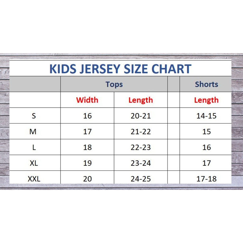 nike nba youth jersey size chart