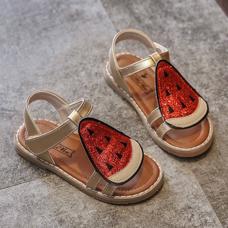 watermelon baby sandals