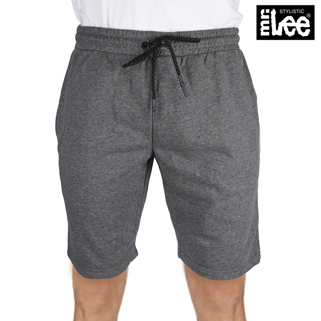 Stylistic Mr. Lee Men's Basic Non-Denim Tapered Shorts 17785 (Dark Gray ...