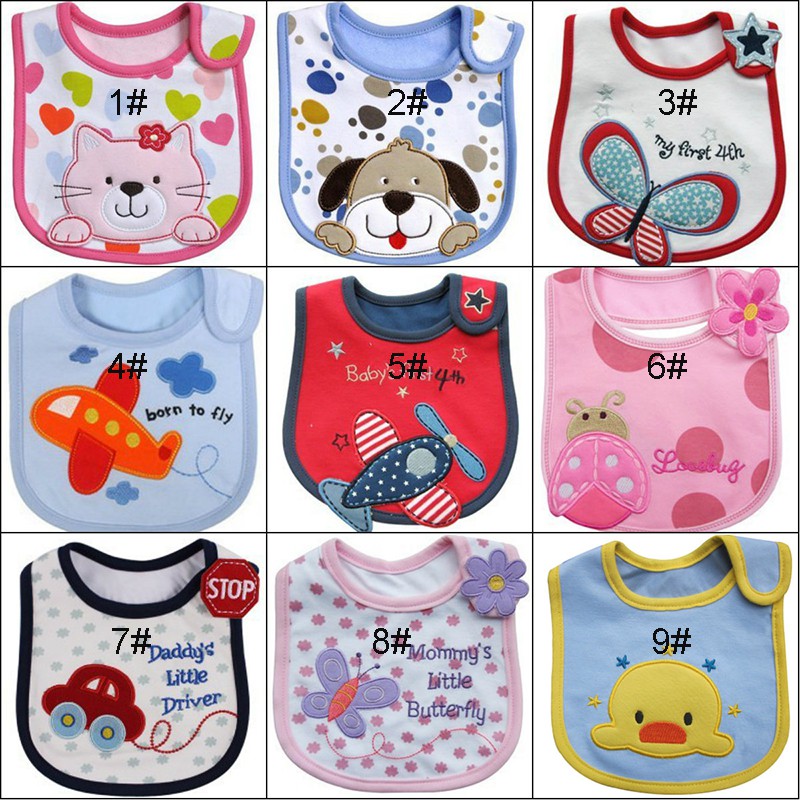 red baby bibs