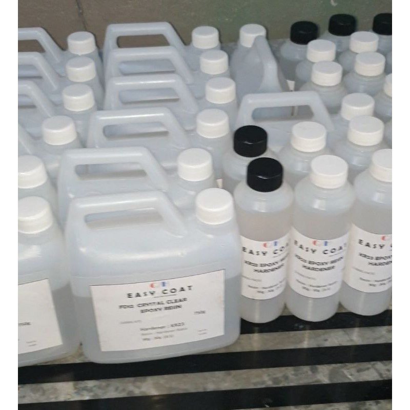 Crystal Clear Epoxy Resin/odorless/1liter kit for laminate/carbon fiber