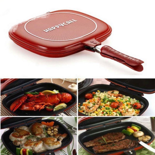 FLY Happycall MultiPurpose Double Pan grill pressure pan Shopee Philippines