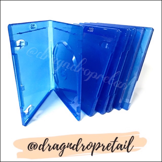 Blu Ray Dvd Single Blue Bluray Case By 25 S 25 Pcs Per Transaction Shopee Philippines