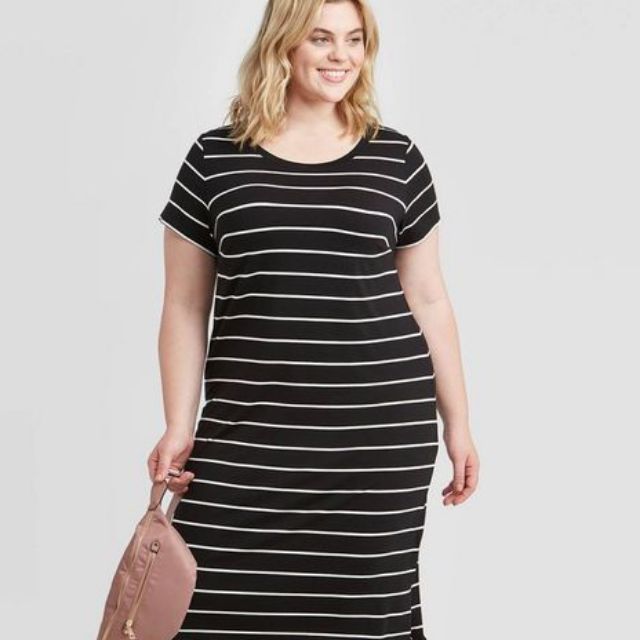 cheap t shirt dresses plus size