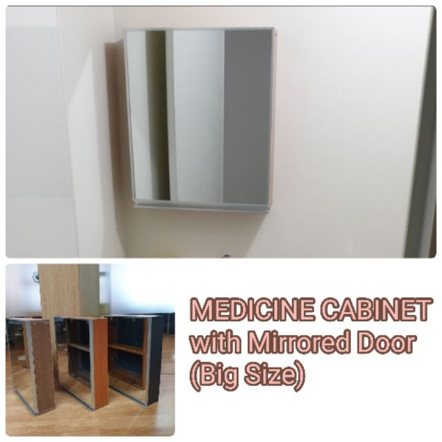 Medicine Cabinet With Mirrored Door 20 X 24 Big Size Shopee Philippines