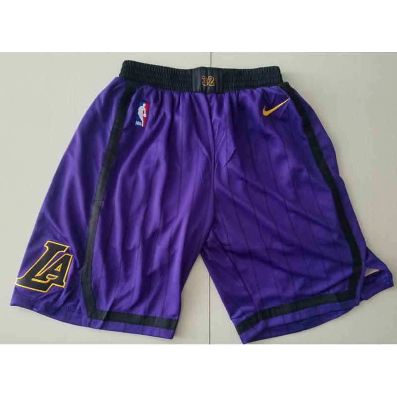 lakers purple shorts