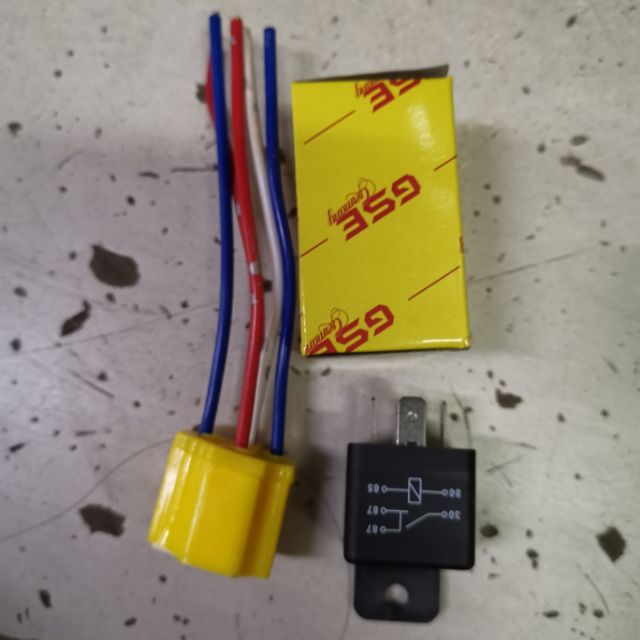 GSE horn relay and socket set ( 5pins) Shopee Philippines