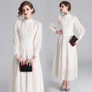 white dress for winter party