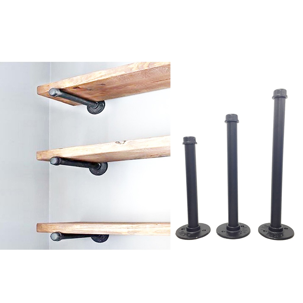 Industrial Pipe Shelf Bracket Heavy, Pipe Hangers For Shelves