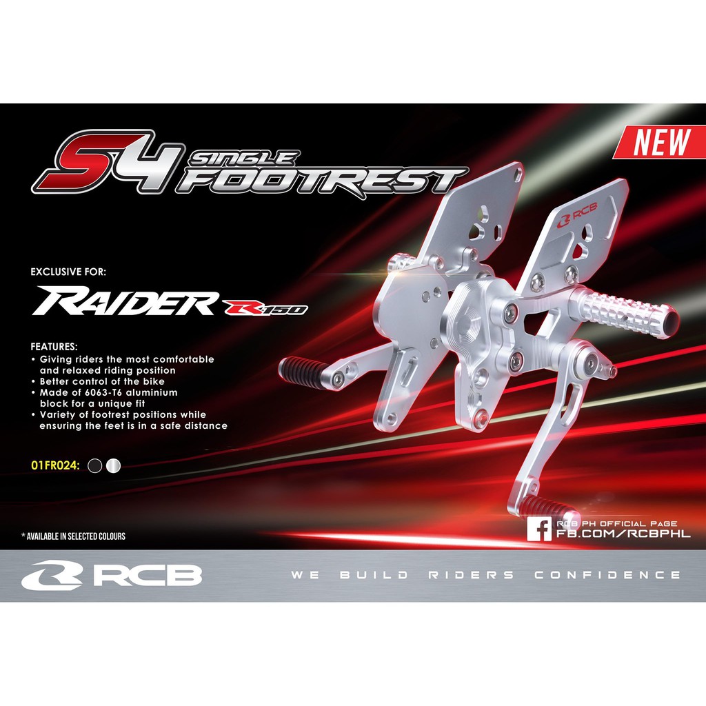 RCB SINGLE SHIFTER RAIDER150 S4 Shopee Philippines