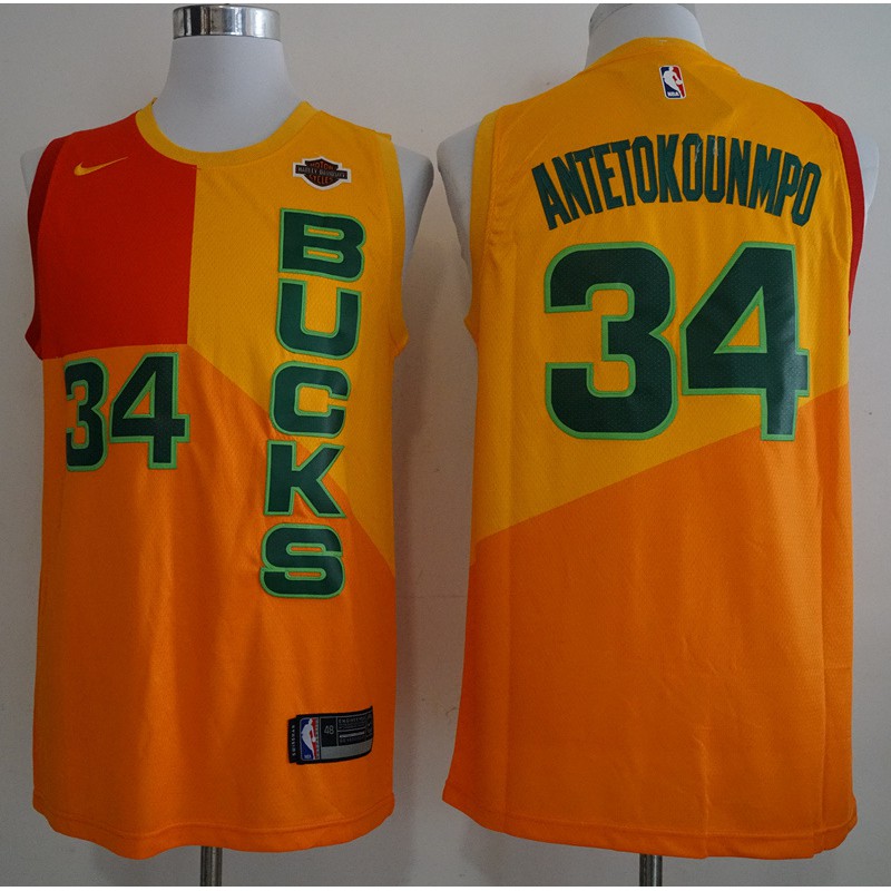 bucks orange jersey