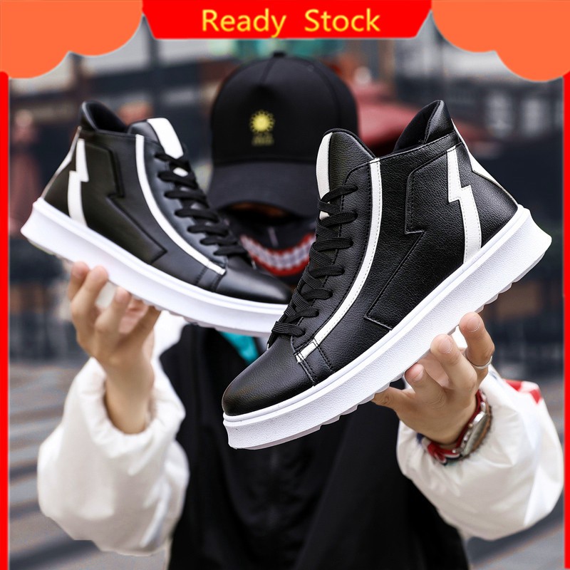 black sneakers high tops