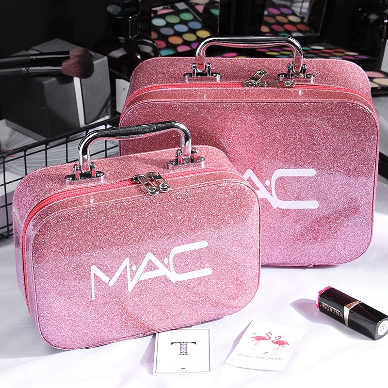 Enter the store to buy more specials] large capacity new MAC Travel cosmetics  cosmetic bag cosmetic box wash storage bag Portable portable cosmetic case  travel storage bag customization | Shopee Philippines