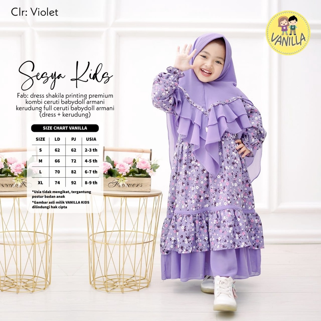 Robe Sesya Kida By Vanilla | Shopee Philippines