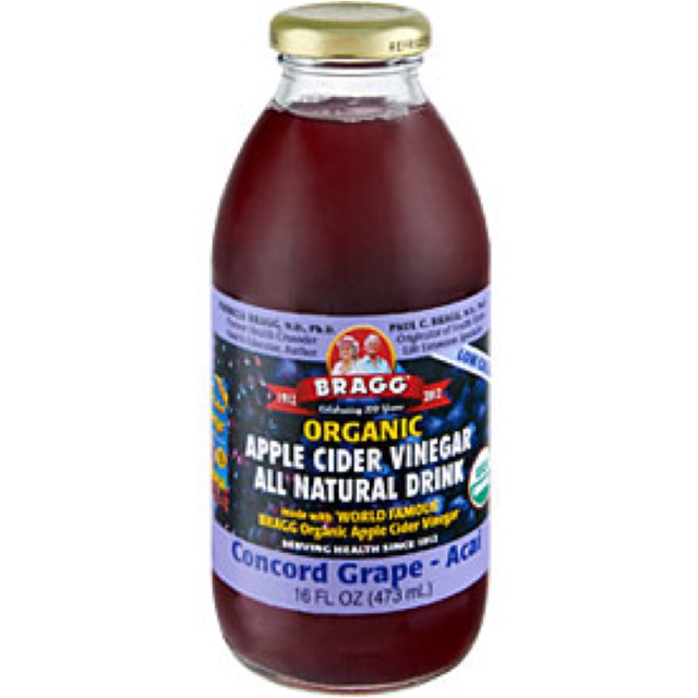 BRAGG APPLE CIDER VINEGAR DRINK CONCORD GRAPEACAI 16 OZ Shopee