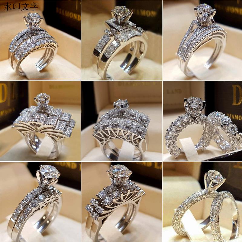 New ring, fashion jewelry, couple ring, 925 engagement