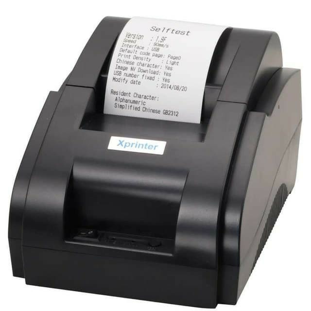 Xprinter Mini 58mm Thermal Cash Receipt Pos Usb Bluetooth Printer Shopee Philippines 1200