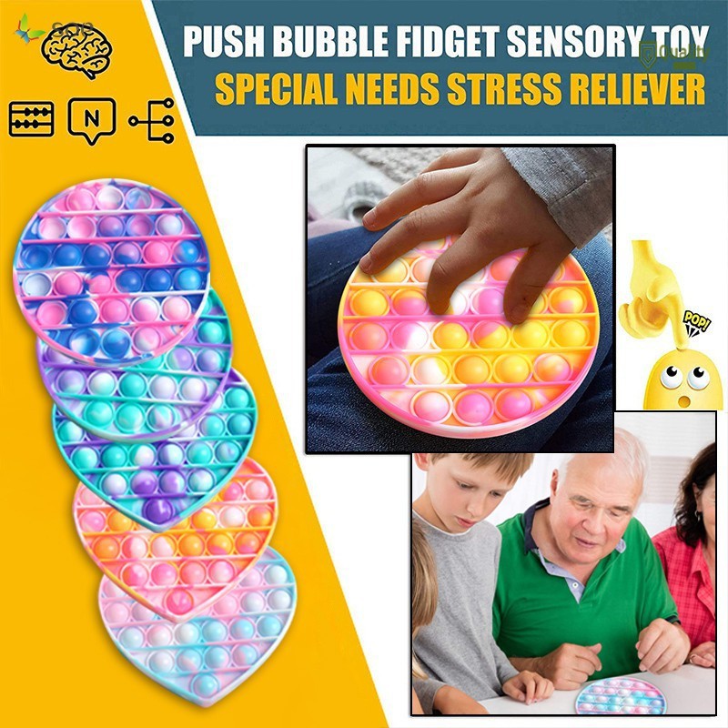 Details about   Big Size Jumbo Pop It Finger Fidget Toy Push Bubble Stress Relief Sensory Toys 