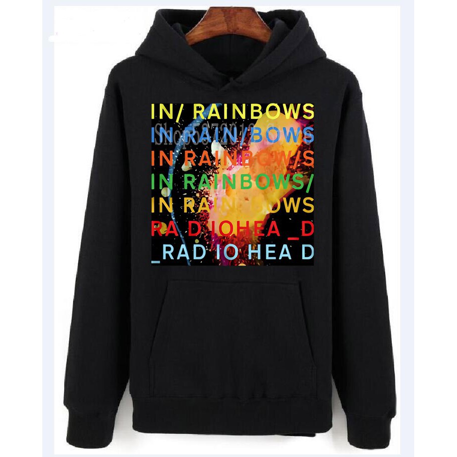 in rainbows hoodie