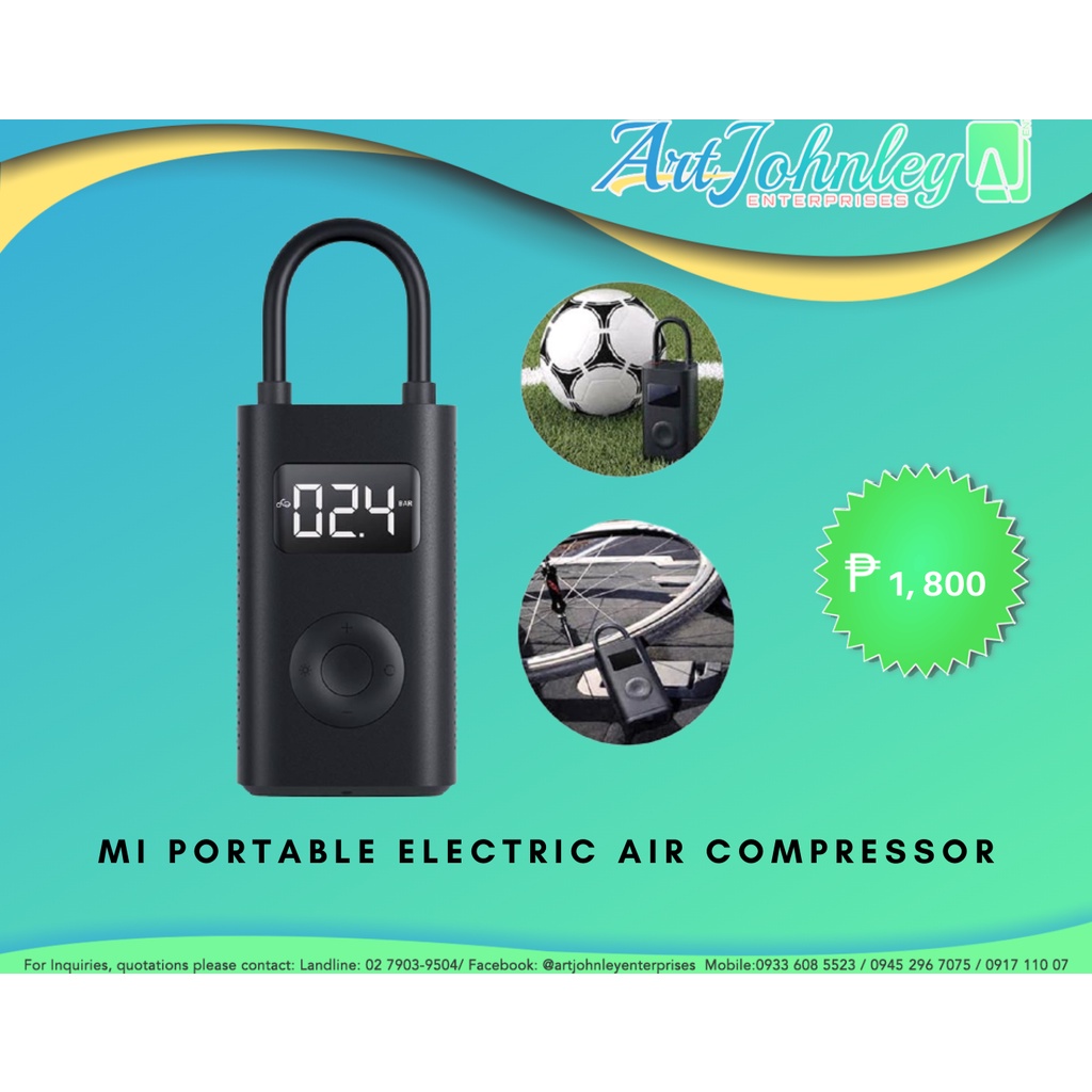 MI PORTABLE ELECTRIC AIR COMPRESSOR Shopee Philippines