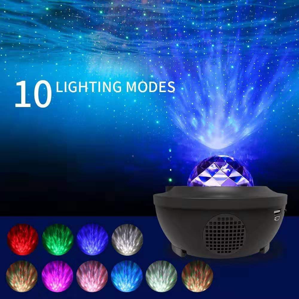 bluetooth speaker with water and lights