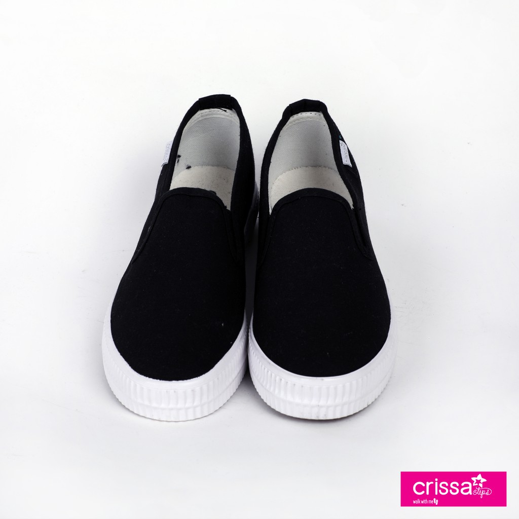 Crissa Steps Ladies Slip On Shoes CSC040194 (Black