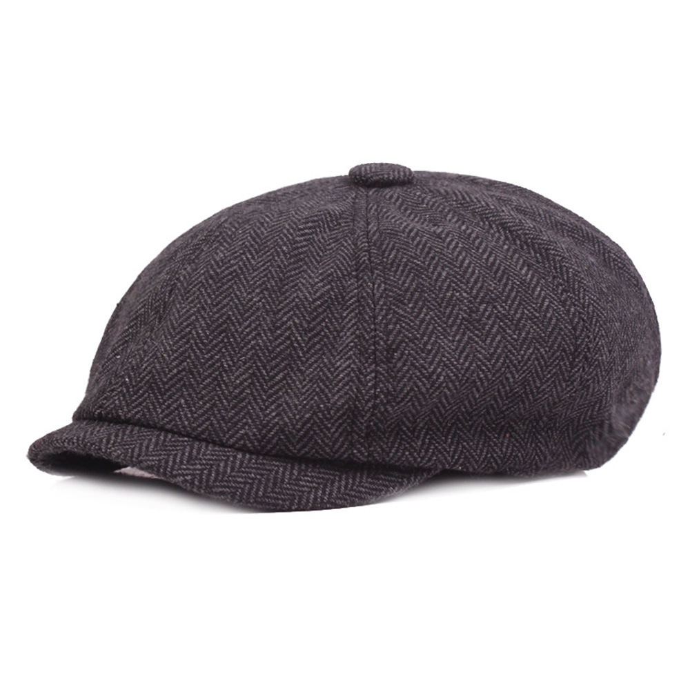 beret hat with brim