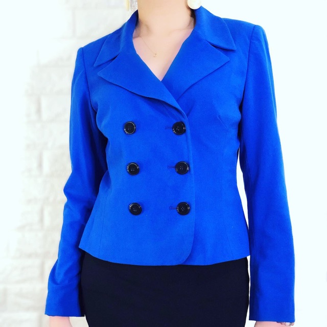 calvin klein royal blue blazer