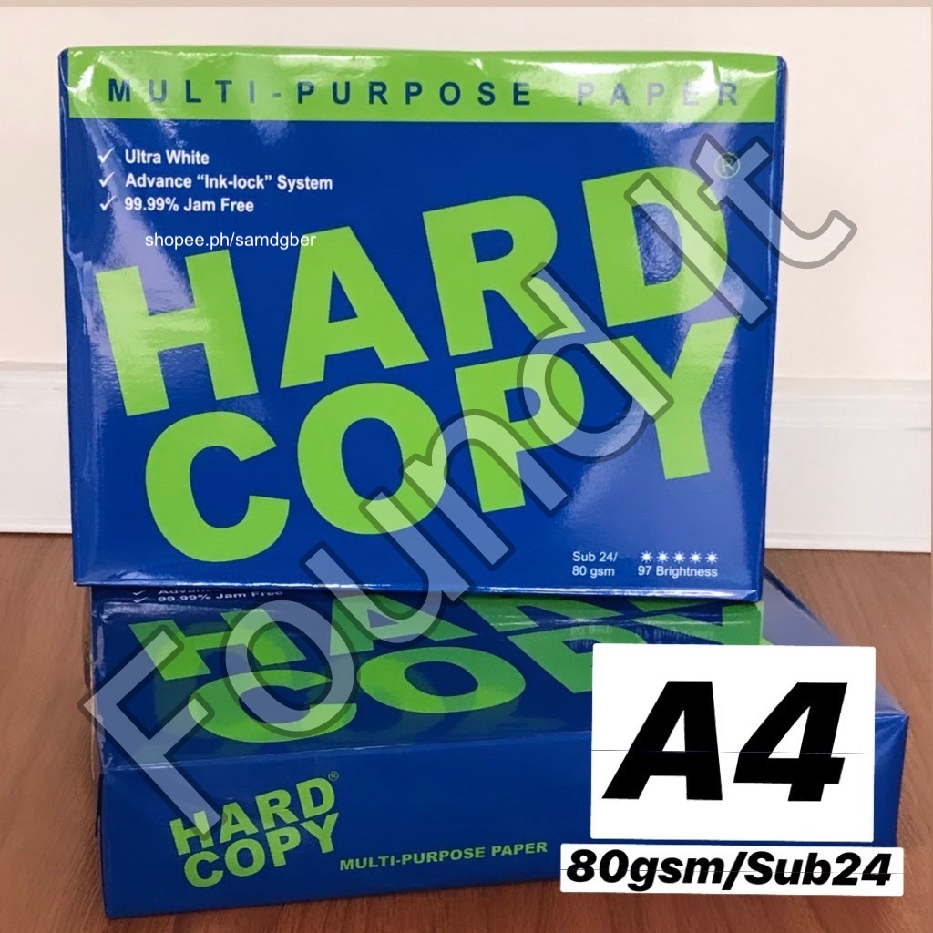 Found It Hard Copy Bond Paper A4 825x1175 Sub 24 80gsm Hardcopy Bondpaper 80 Gsm 1394