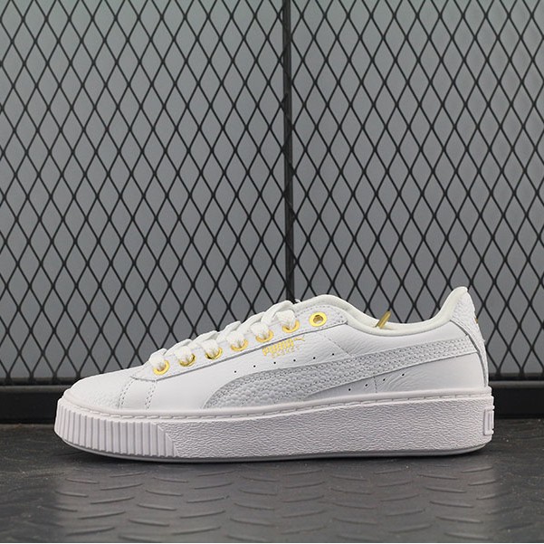 new puma shoes white and gold