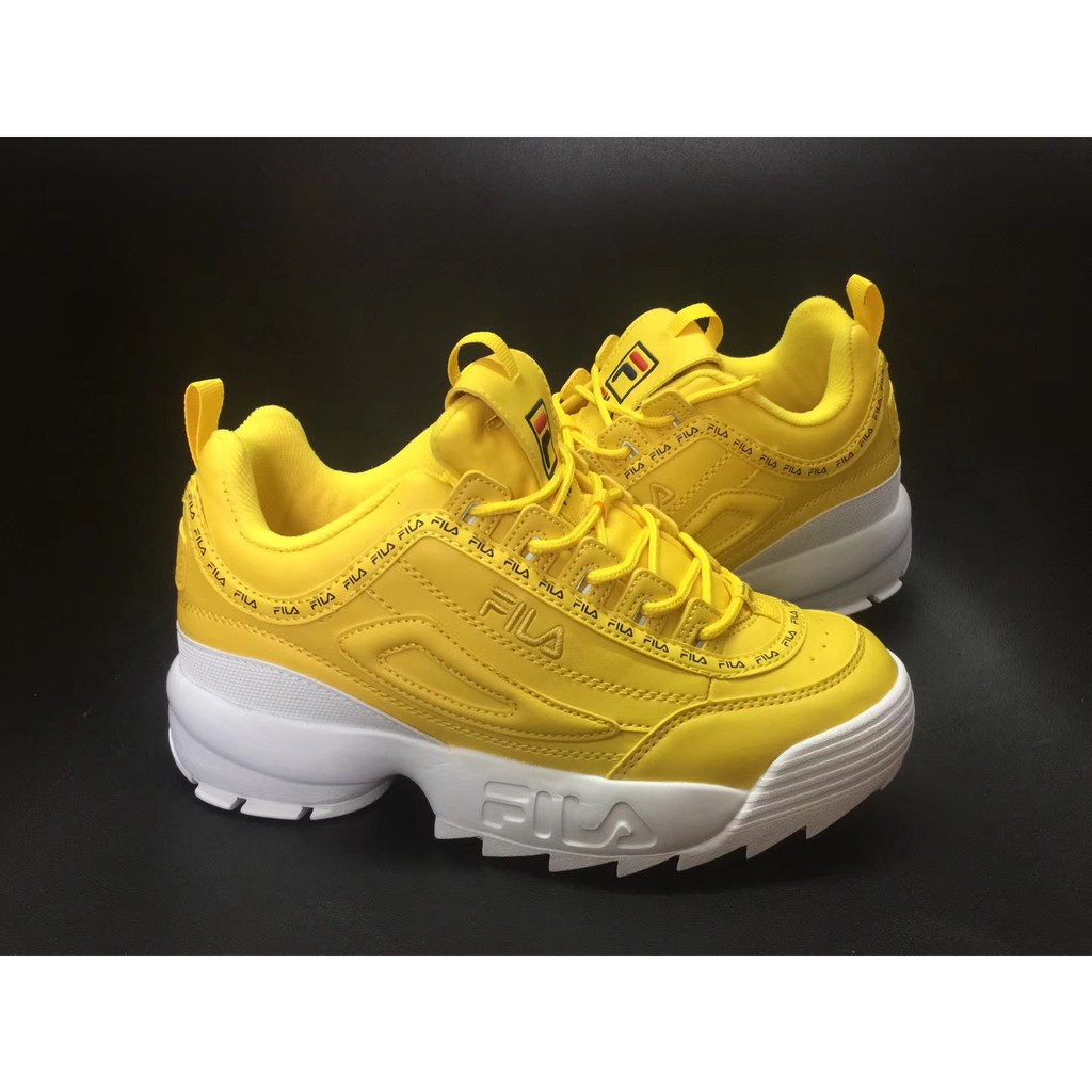 fila yellow shoes