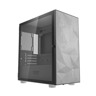 Darkflash DLM21 White Mesh MATX PC Case Mid Tower Tempered Glass Side ...