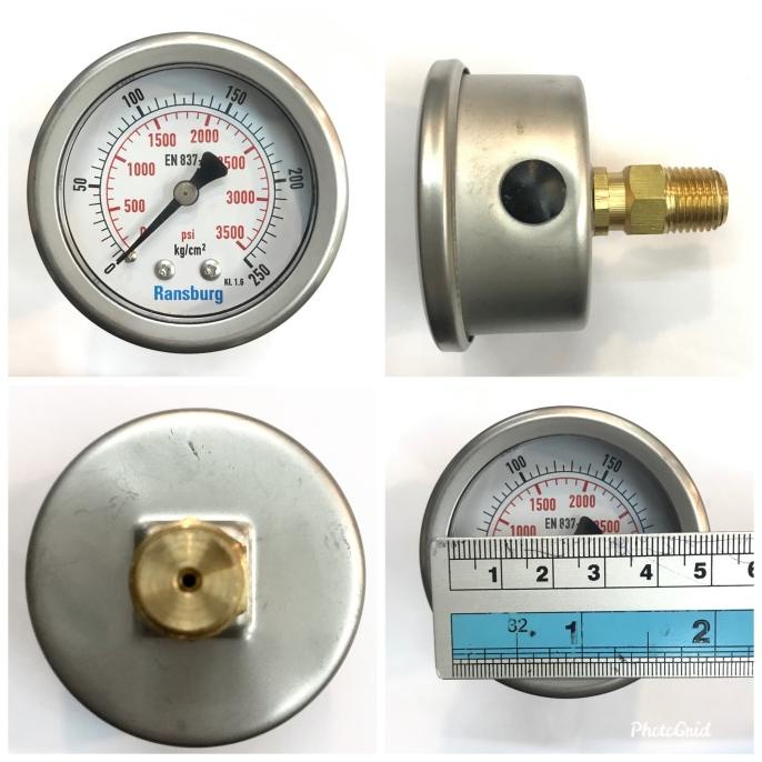 Rws110b 2IN RANSBURG PRESSURE GAUGE MANOMETER 2.5KG Shopee Philippines