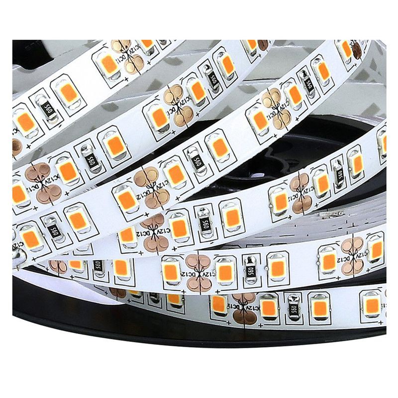 5M STRIP RIBBON ROPE LIGHT 3528 SMD 600 LED warm white