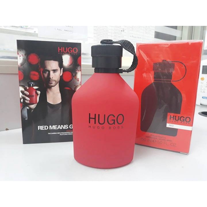 hugo boss man red