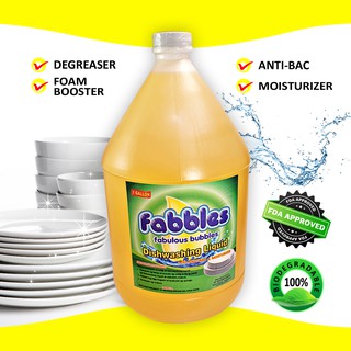 Fabbles Dishwashing  Antibacterial and Mositurizer 1 Gallon (max of 6 gals per check out)