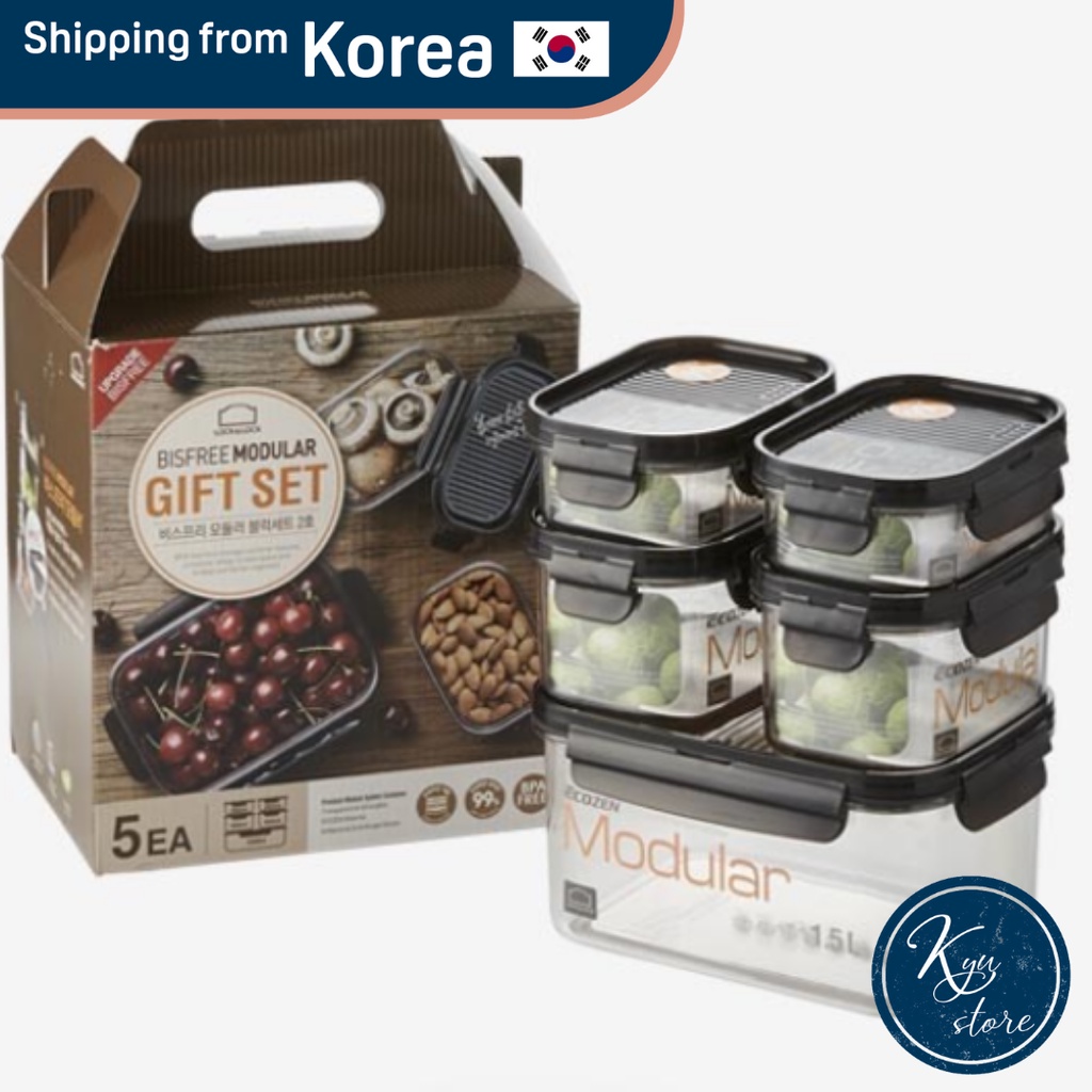 [LOCKnLOCK Korea] BPAfree Food Storage Containers Set Different Size