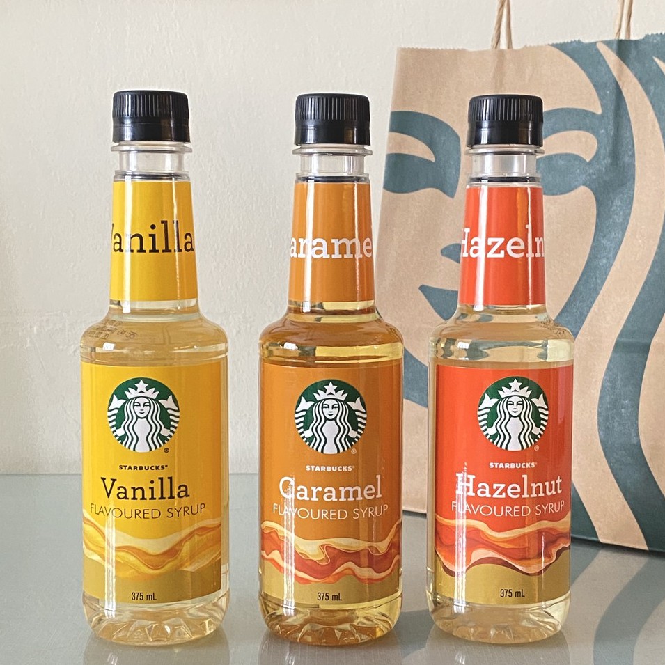 Starbucks Flavoured Syrup (Vanilla, Caramel, Hazelnut) Shopee Philippines