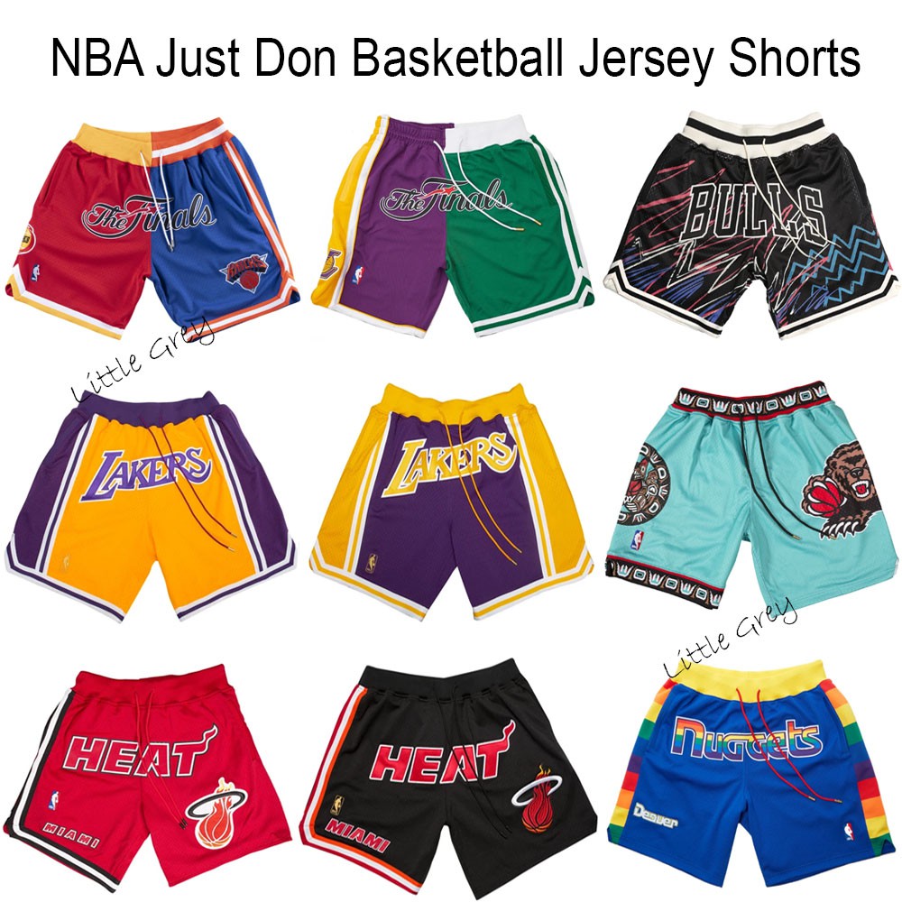 NBA Just Don Basketball Jersey Shorts 